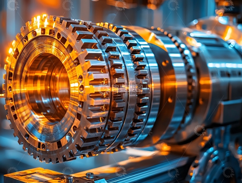 高清大图下载【趣麦麦图】精密金属齿轮结构特写