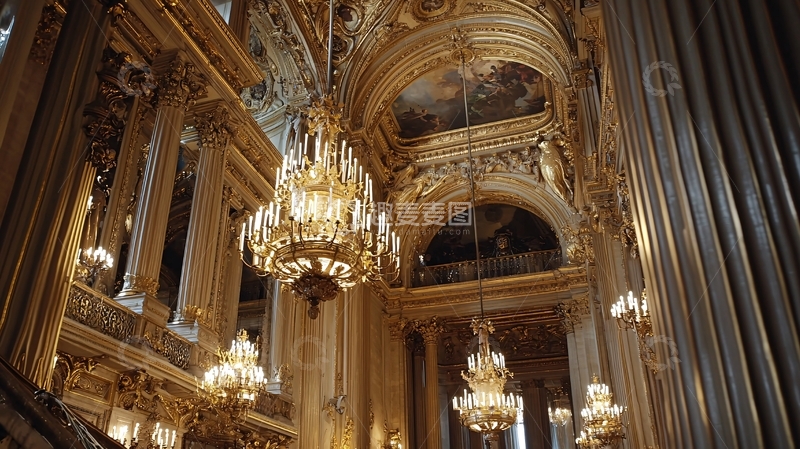 高清大图下载【趣麦麦图】金色宫殿内部装饰