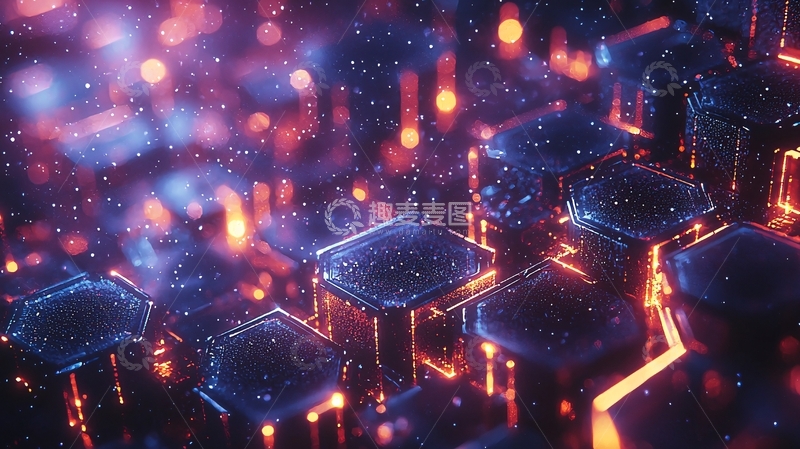 高清大图下载【趣麦麦图】炫酷科技感抽象背景