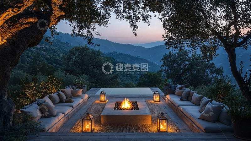 高清大图下载【趣麦麦图】户外休闲区