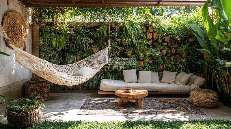 高清大图下载【趣麦麦图】舒适的户外休息区