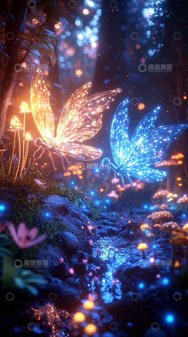 高清大图下载【趣麦麦图】梦幻森林
