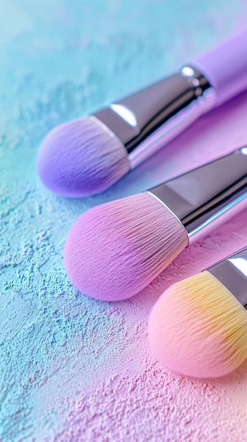 梦幻渐变色化妆刷