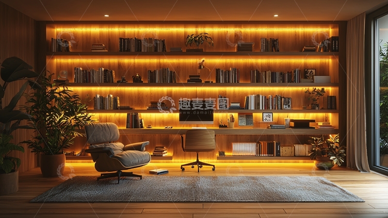 高清大图下载【趣麦麦图】书房