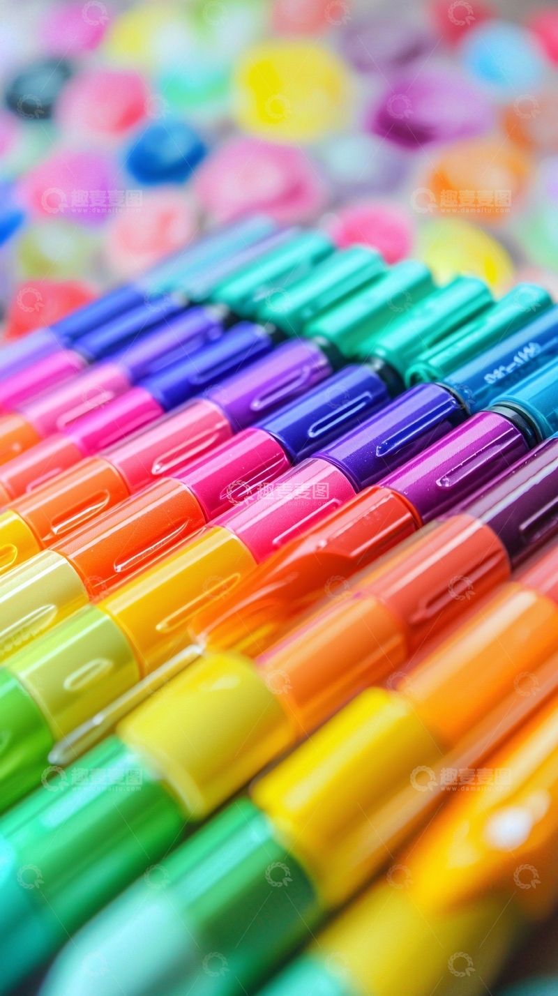 高清大图下载【趣麦麦图】彩色马克笔