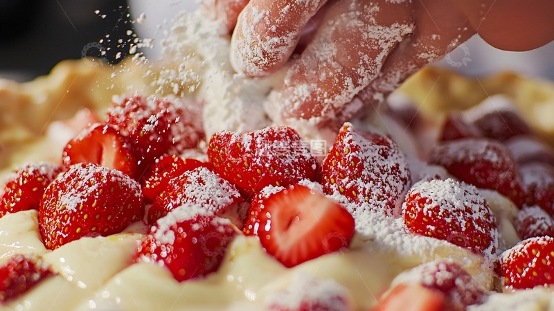 高清大图下载【趣麦麦图】草莓塔