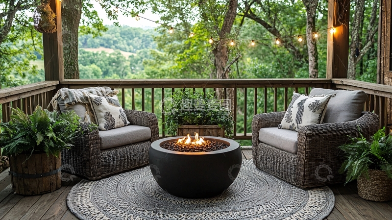 高清大图下载【趣麦麦图】舒适的户外休闲区