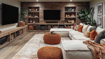 温馨舒适的家庭影院