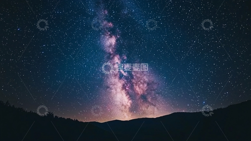 高清大图下载【趣麦麦图】星空银河