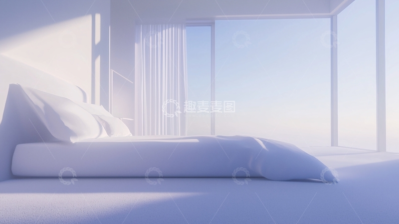 高清大图下载【趣麦麦图】极简风格卧室
