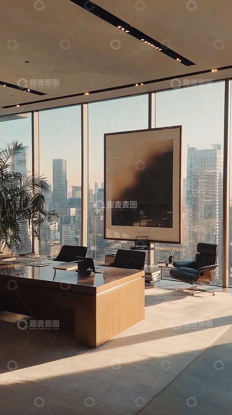 高清大图下载【趣麦麦图】高级现代化都市办公空间