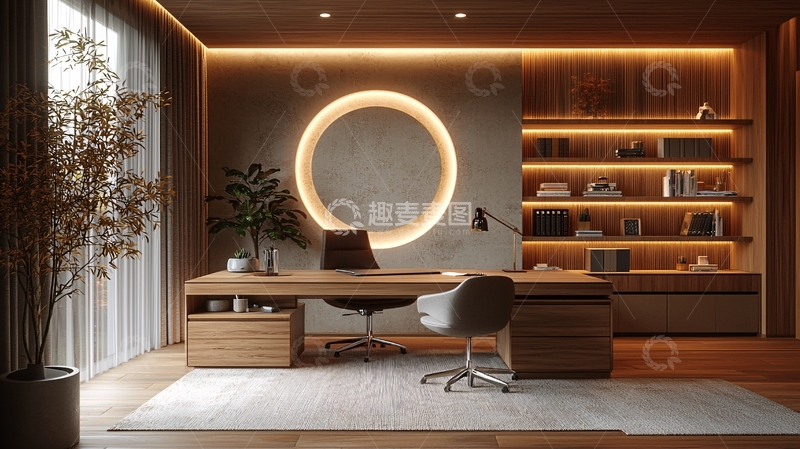 高清大图下载【趣麦麦图】现代简约高端办公室
