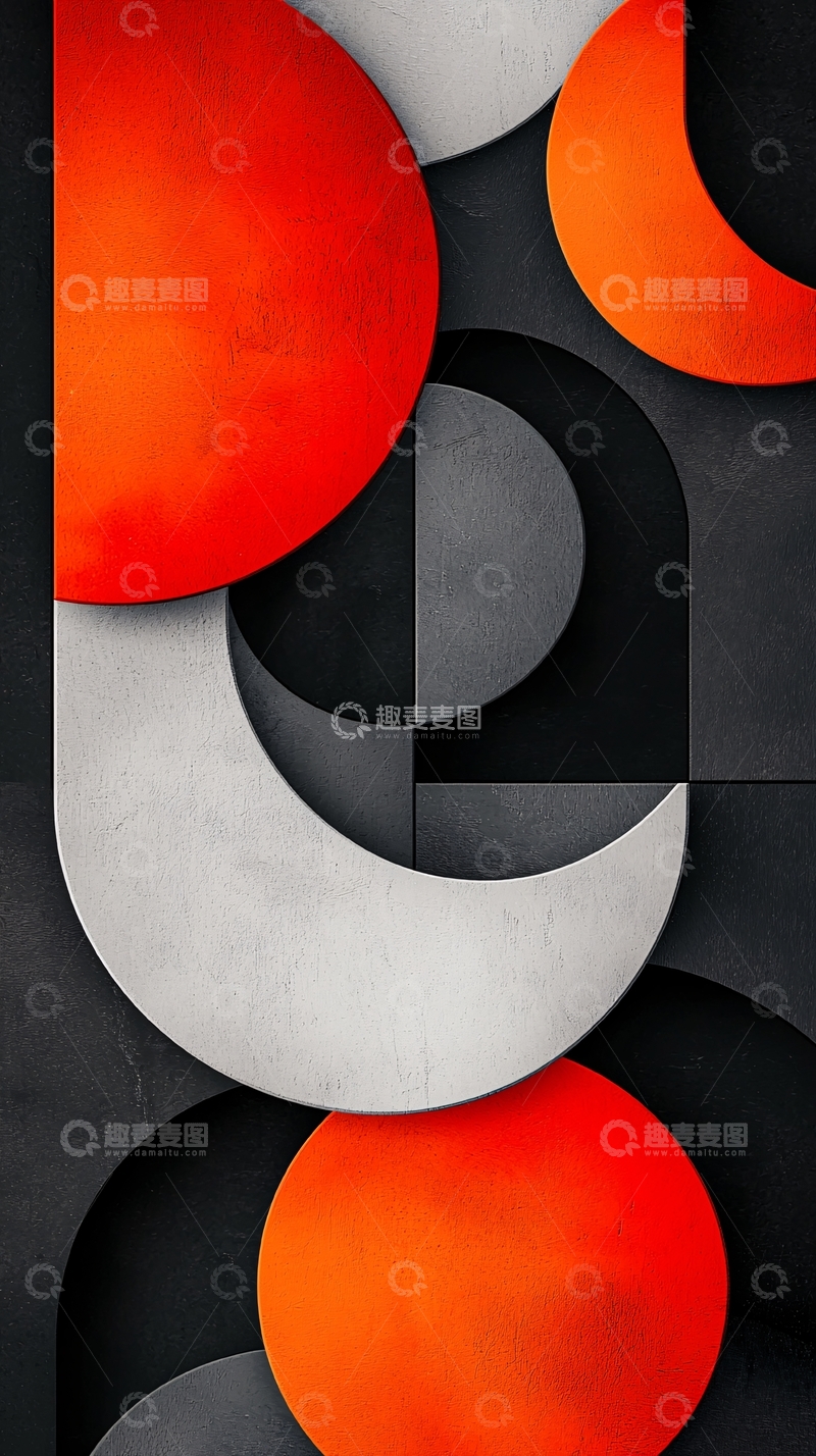 高清大图下载【趣麦麦图】抽象几何背景
