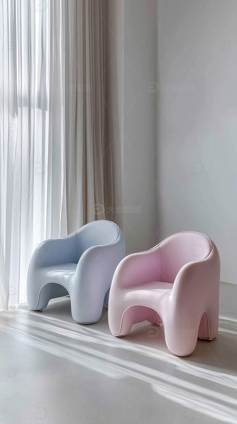 高清大图下载【趣麦麦图】简约现代儿童座椅