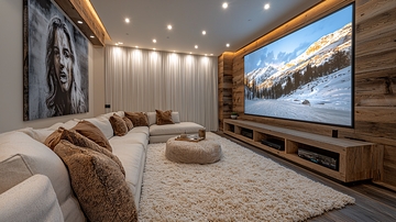 豪华家庭影院客厅
