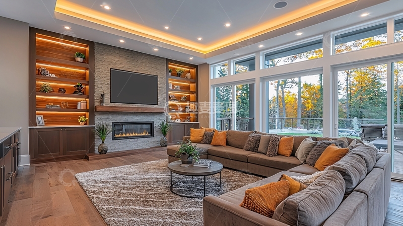 高清大图下载【趣麦麦图】现代风格客厅