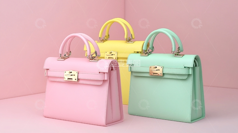 高清大图下载【趣麦麦图】粉色系包包