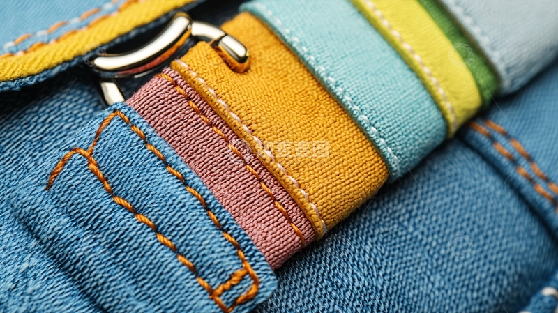 高清大图下载【趣麦麦图】牛仔裤细节