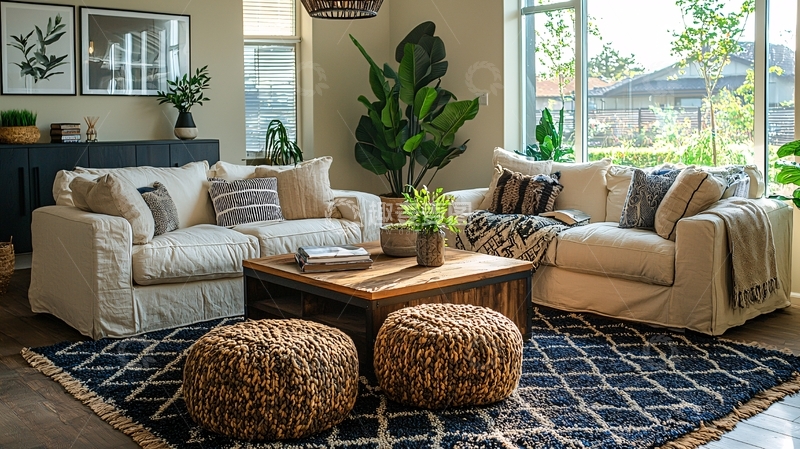 高清大图下载【趣麦麦图】现代简约客厅