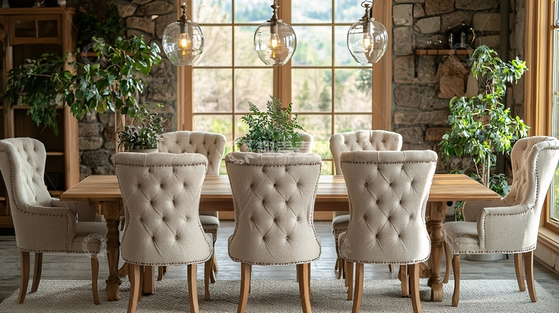 高清大图下载【趣麦麦图】乡村风格餐厅