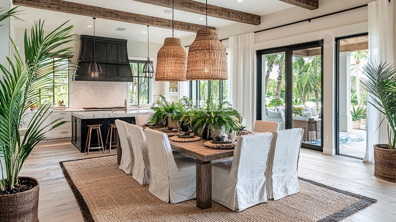 高清大图下载【趣麦麦图】自然采光的豪华餐厅