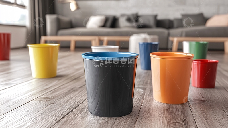 高清大图下载【趣麦麦图】彩色塑料杯