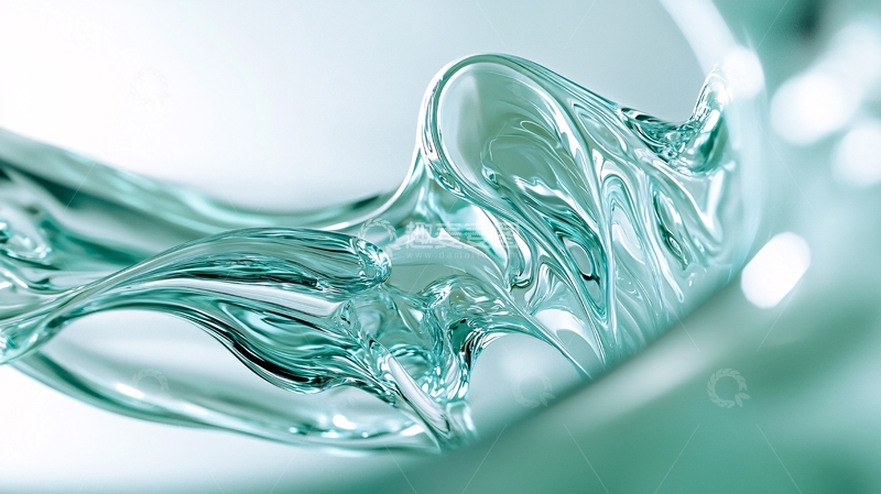 高清大图下载【趣麦麦图】清澈透明的液体飞溅