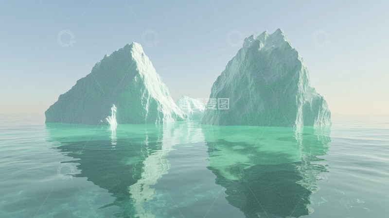 高清大图下载【趣麦麦图】冰山