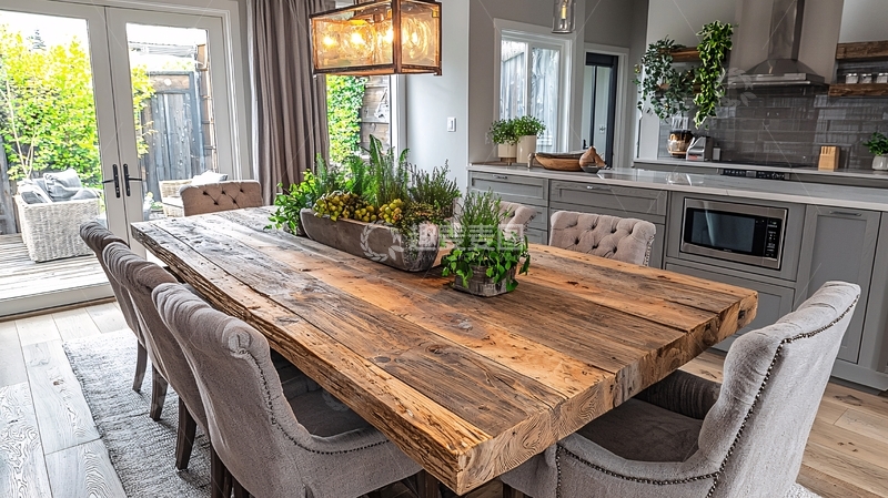 高清大图下载【趣麦麦图】室内用餐区长桌