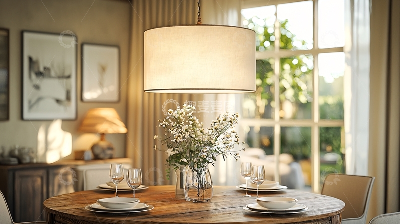 高清大图下载【趣麦麦图】简约轻奢餐厅吊灯