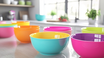 彩色塑料碗