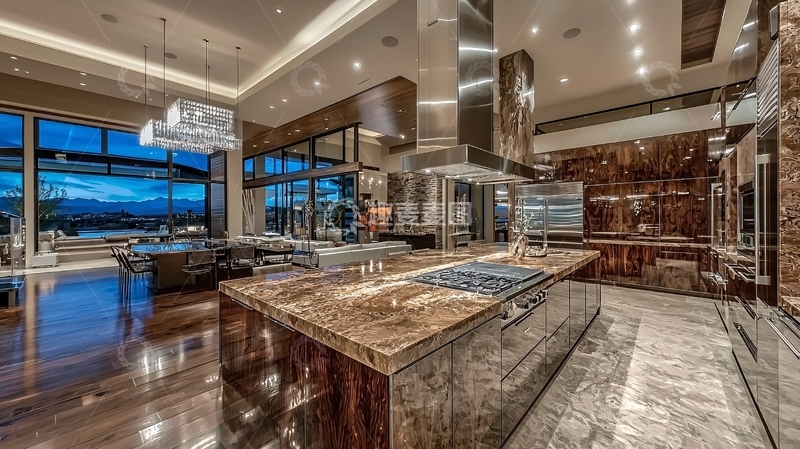 高清大图下载【趣麦麦图】奢华现代化厨房设计