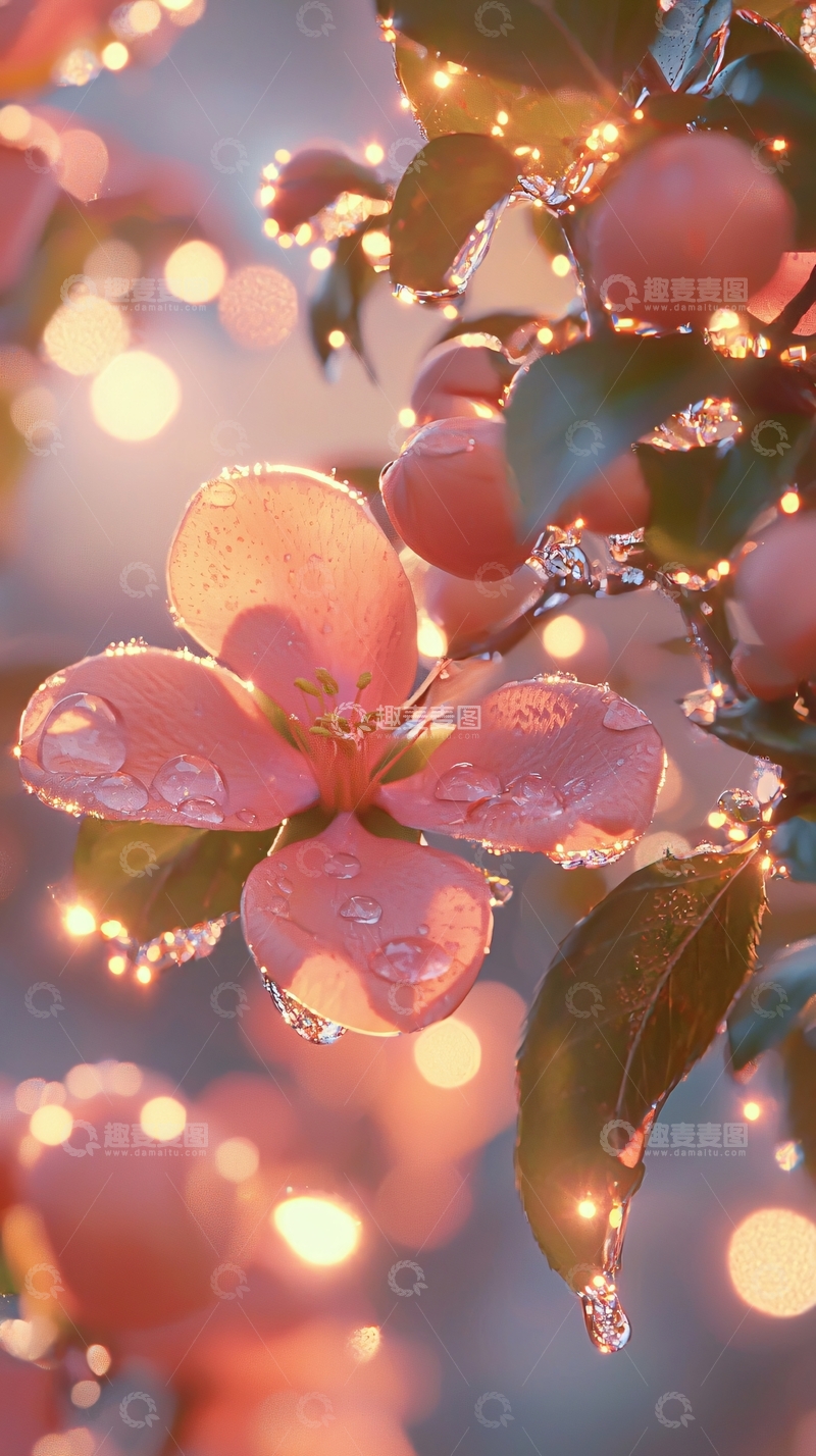 高清大图下载【趣麦麦图】粉色花朵