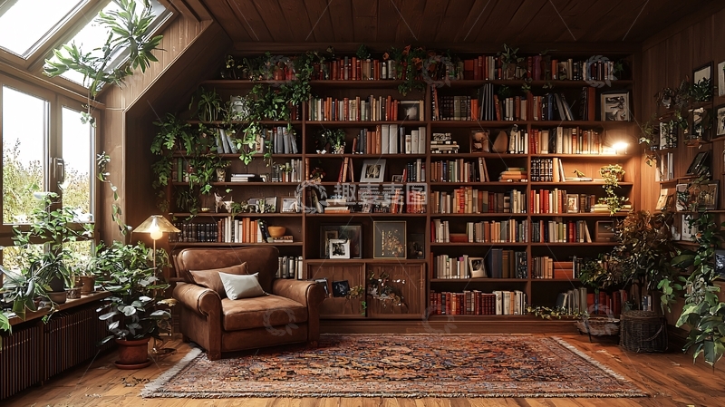 高清大图下载【趣麦麦图】书房