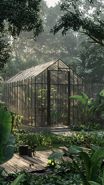 森林玻璃温室