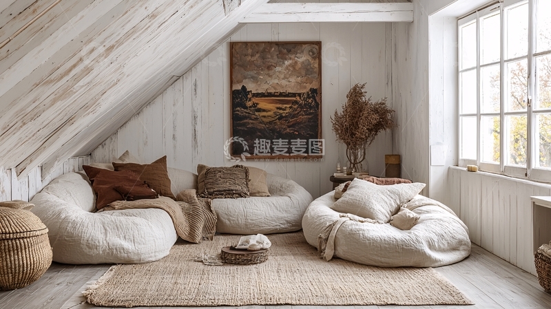 高清大图下载【趣麦麦图】阁楼休闲区