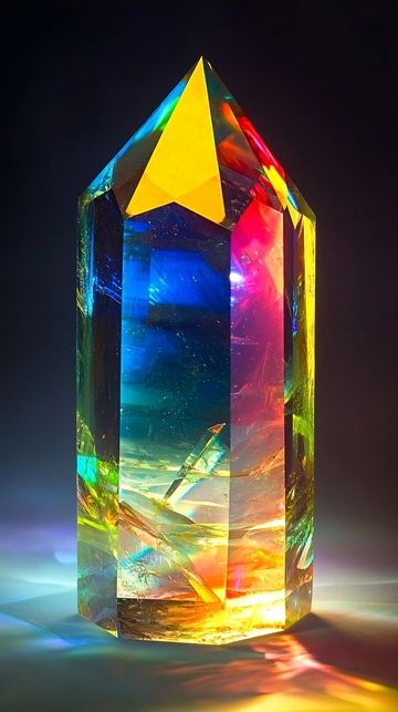 彩虹水晶柱