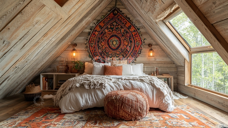 高清大图下载【趣麦麦图】阁楼卧室