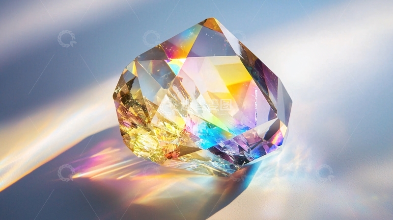 高清大图下载【趣麦麦图】彩虹晶体