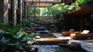 室内庭院流水景观