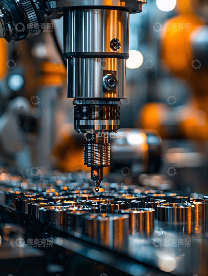高清大图下载【趣麦麦图】精密金属加工特写