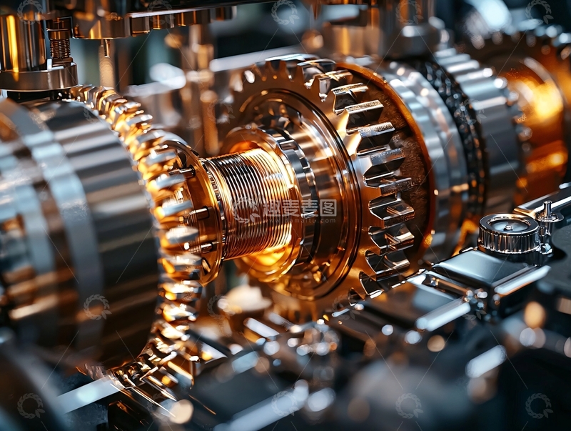 高清大图下载【趣麦麦图】精密齿轮传动系统