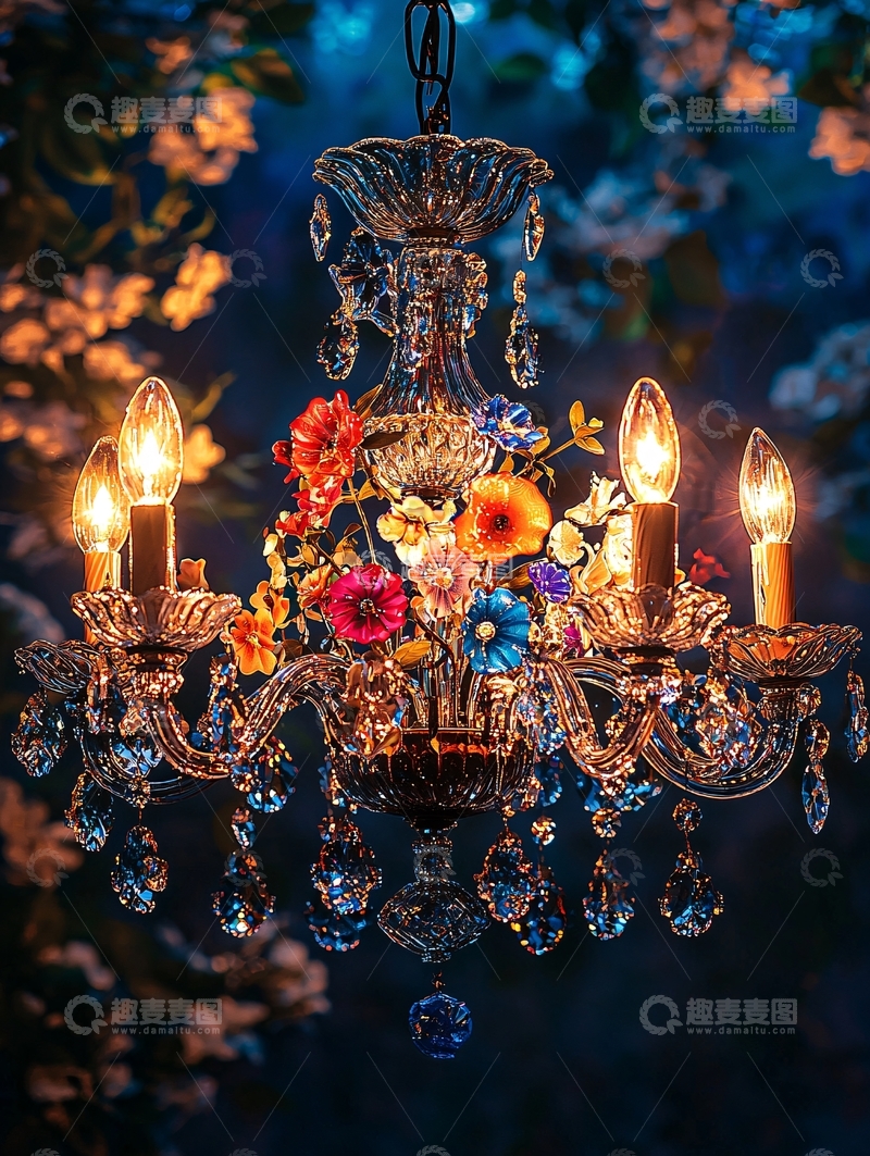高清大图下载【趣麦麦图】水晶吊灯