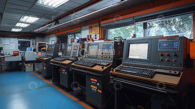 高清大图下载【趣麦麦图】破旧控制室内部