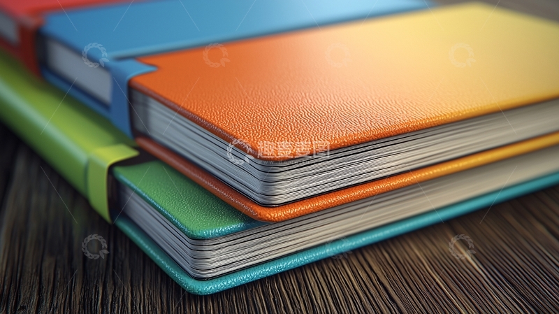 高清大图下载【趣麦麦图】彩色书籍