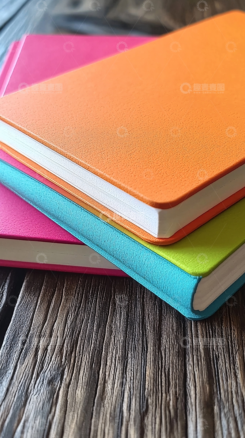 高清大图下载【趣麦麦图】彩色笔记本