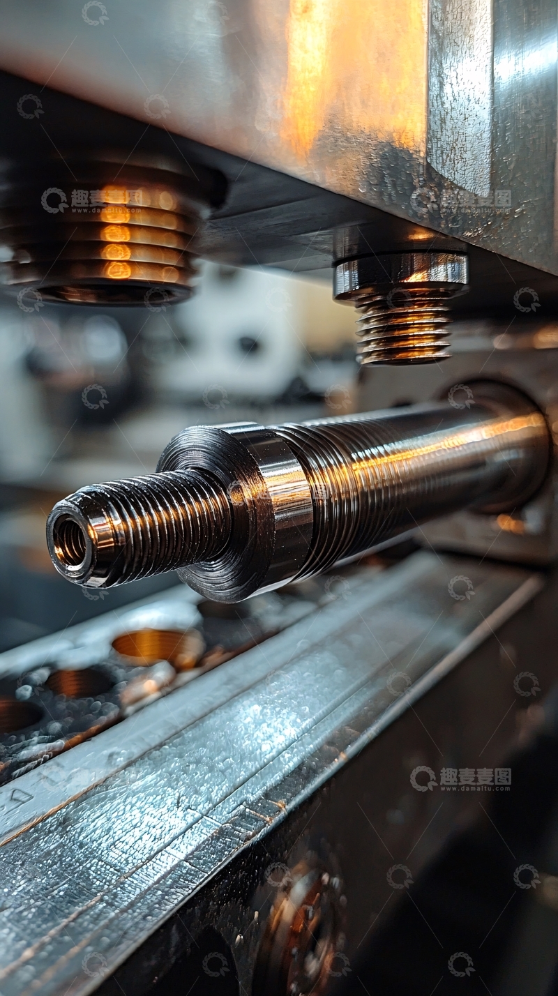 高清大图下载【趣麦麦图】金属零件加工特写