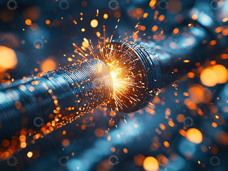 高清大图下载【趣麦麦图】金属零件火花四溅