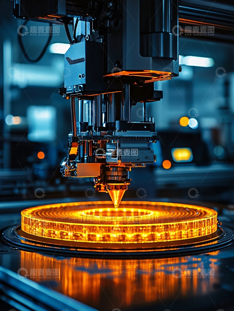 高清大图下载【趣麦麦图】精密制造激光切割设备