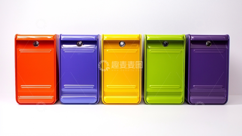 高清大图下载【趣麦麦图】彩色金属夹